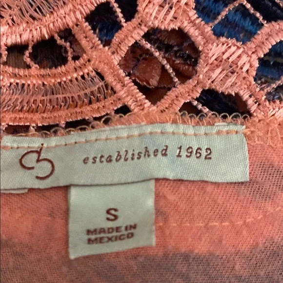 Asymmetrical Red, Blue and Black Sleeveless Tank Top - Picture 7 of 7